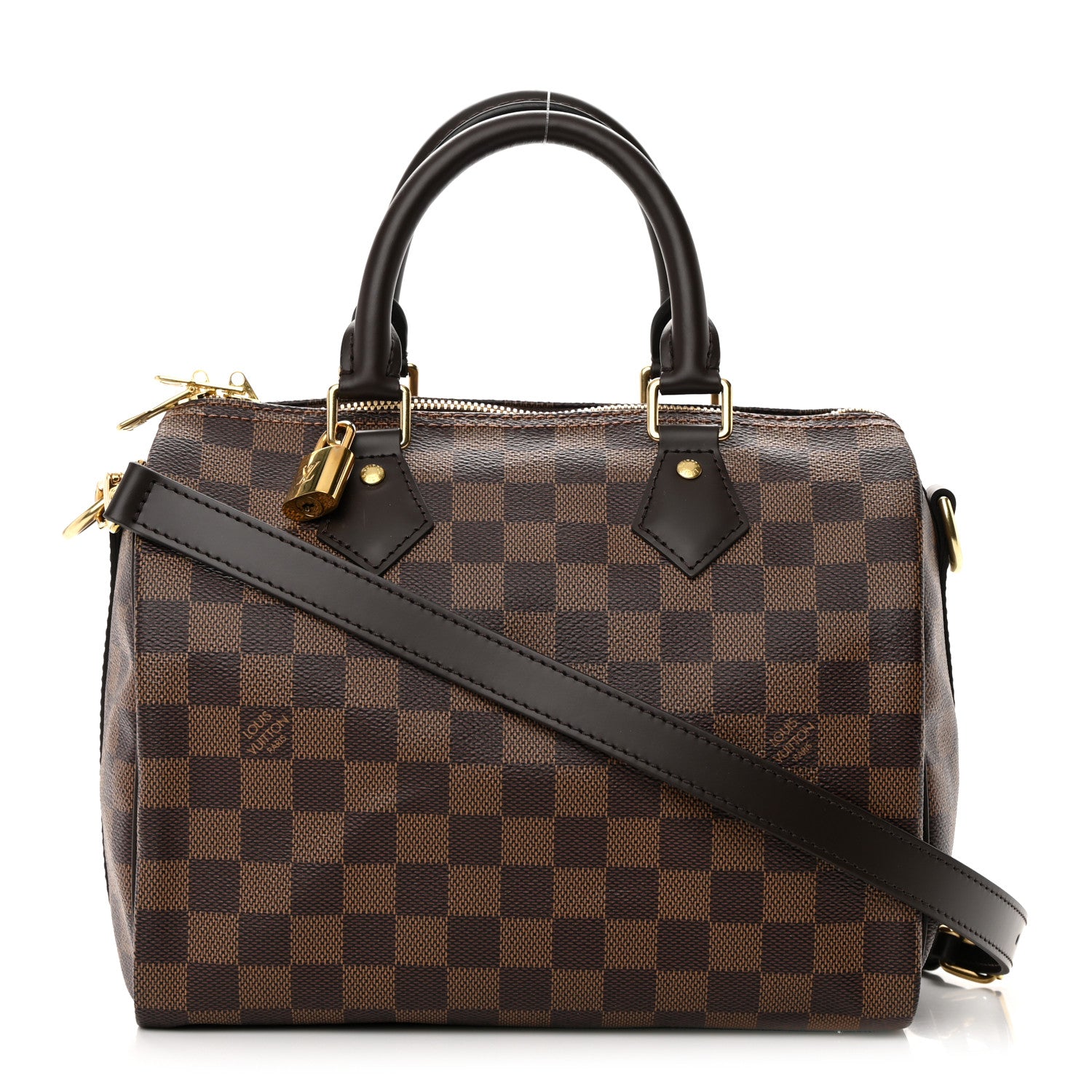 Louis Vuitton Damier Ebene Speedy Bandouliere 25 1 of 12