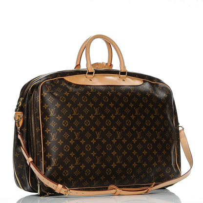 Louis Vuitton Monogram Alize 2 Compartment Luggage Travel Bag 3 of 7