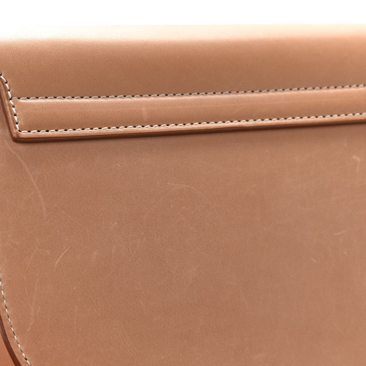 Smooth Vintage Calfskin Monogram Medium Kaia Satchel Gold