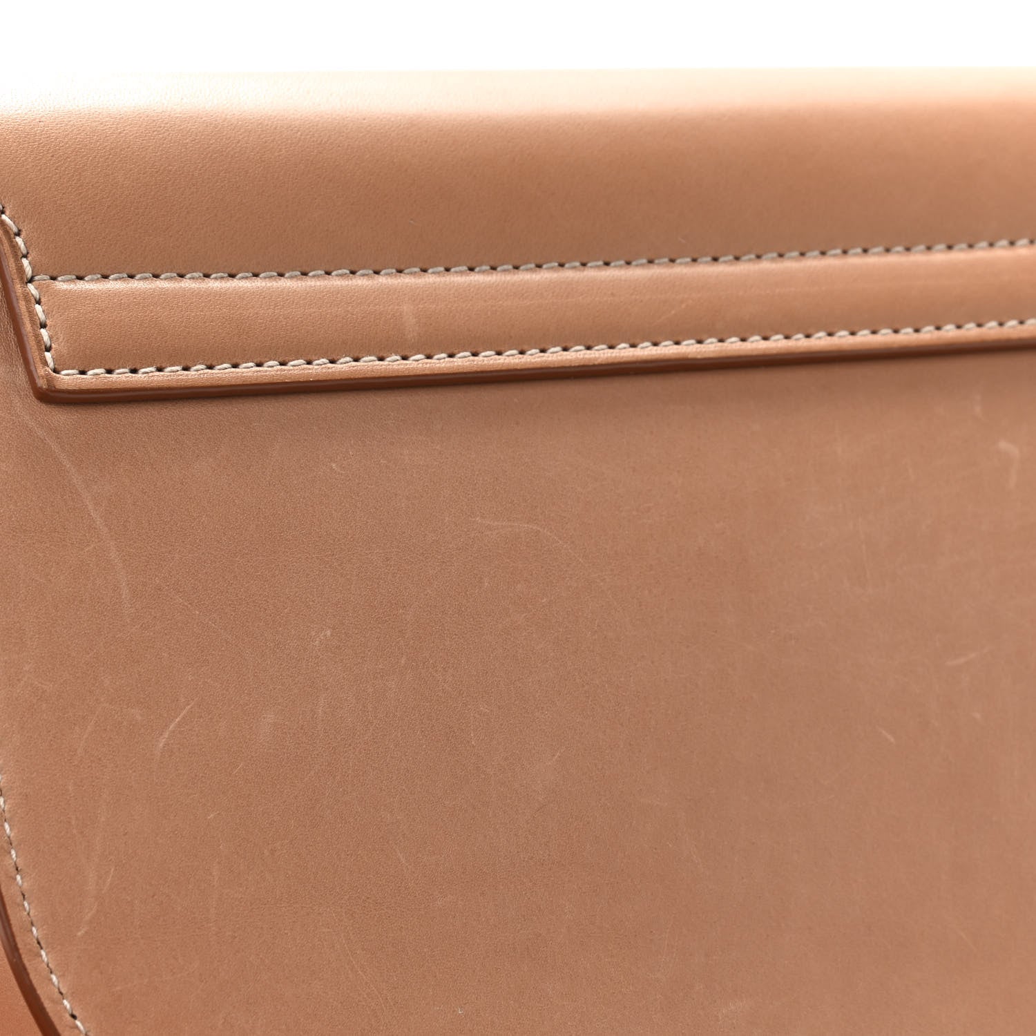 Saint Laurent Smooth Vintage Calfskin Monogram Medium Kaia Satchel Gold 10 of 12