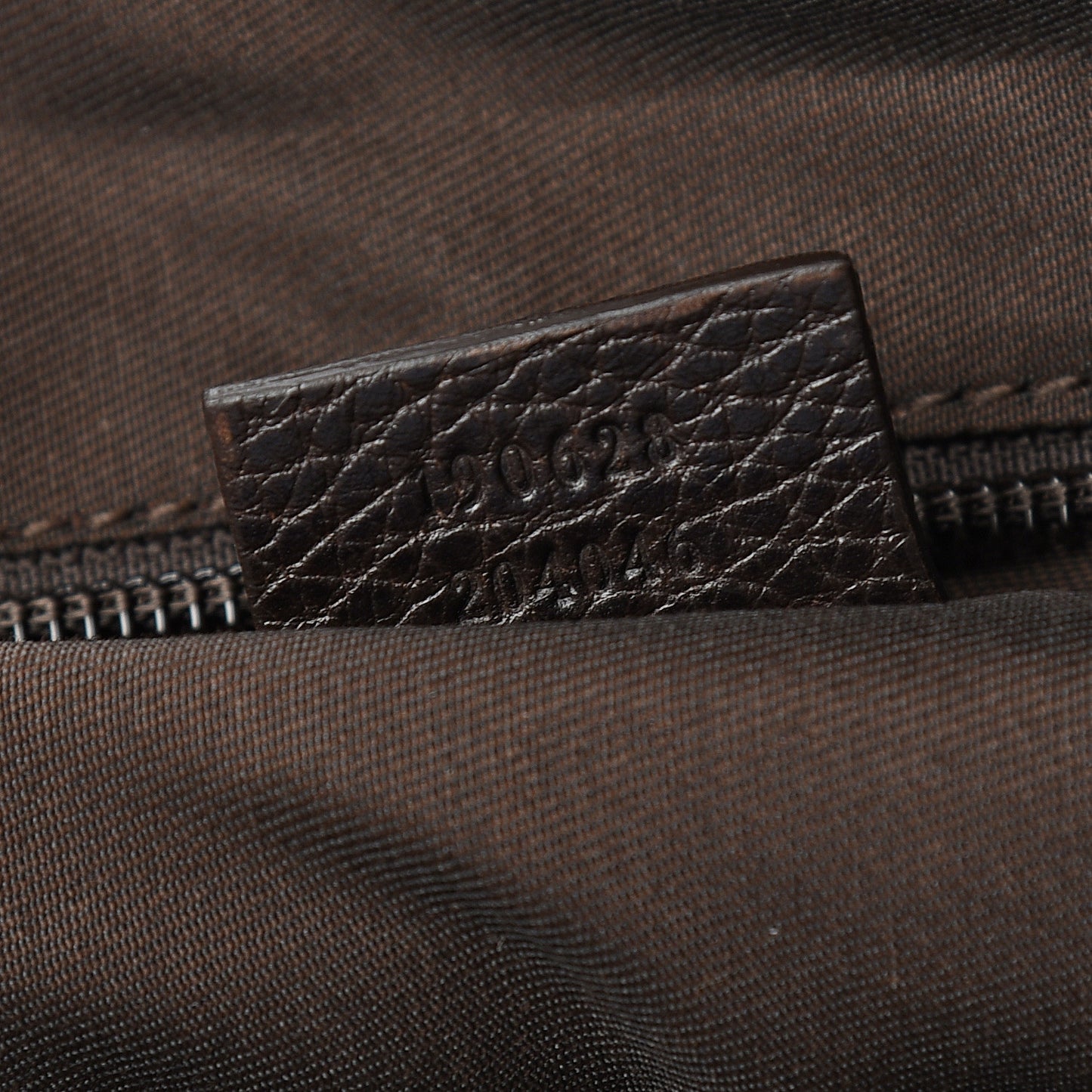 Denim Monogram Messenger Bag Dark Brown