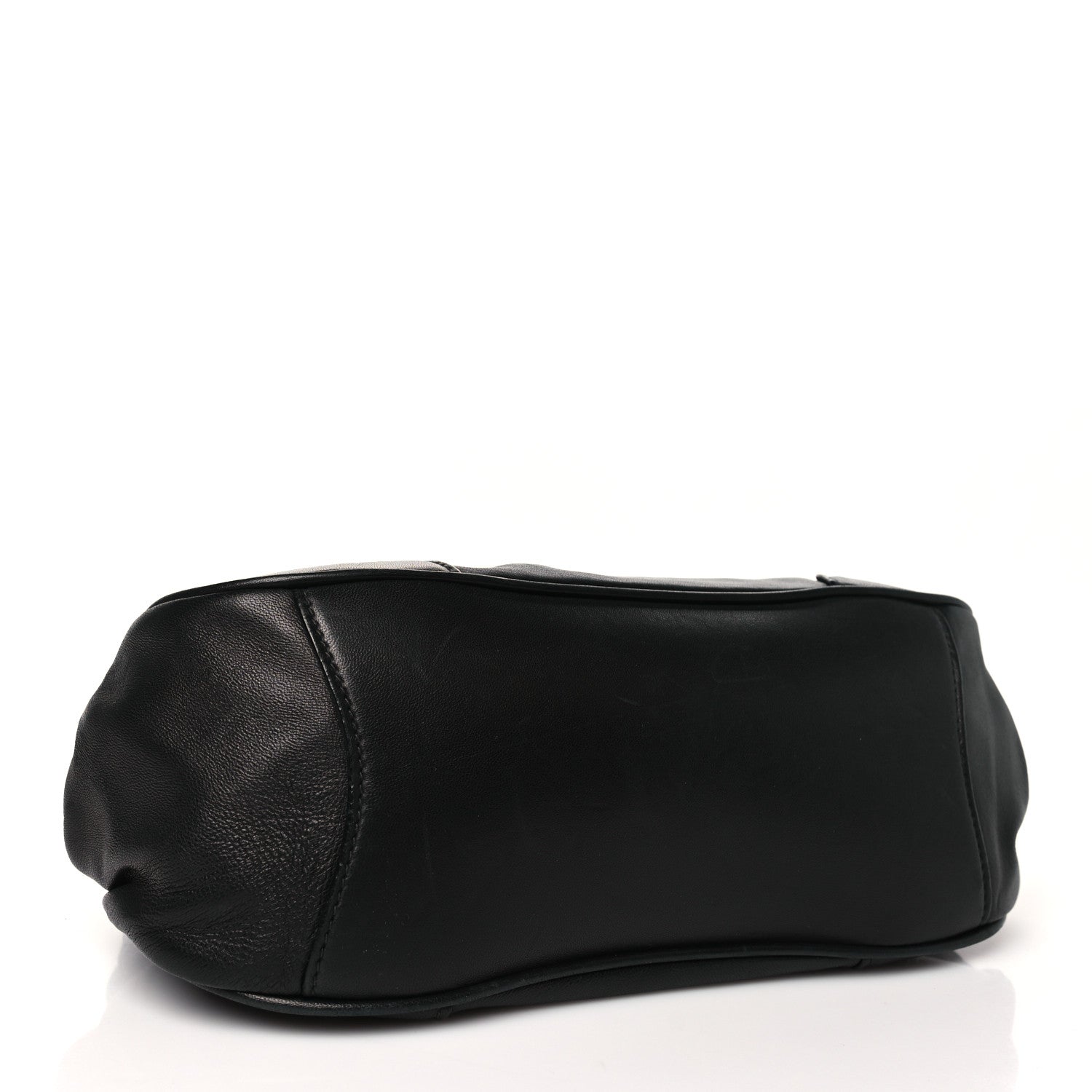 Prada Nappa Kisslock Small Frame Shoulder Bag Black 4 of 12