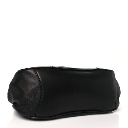 Prada Nappa Kisslock Small Frame Shoulder Bag Black 4 of 12