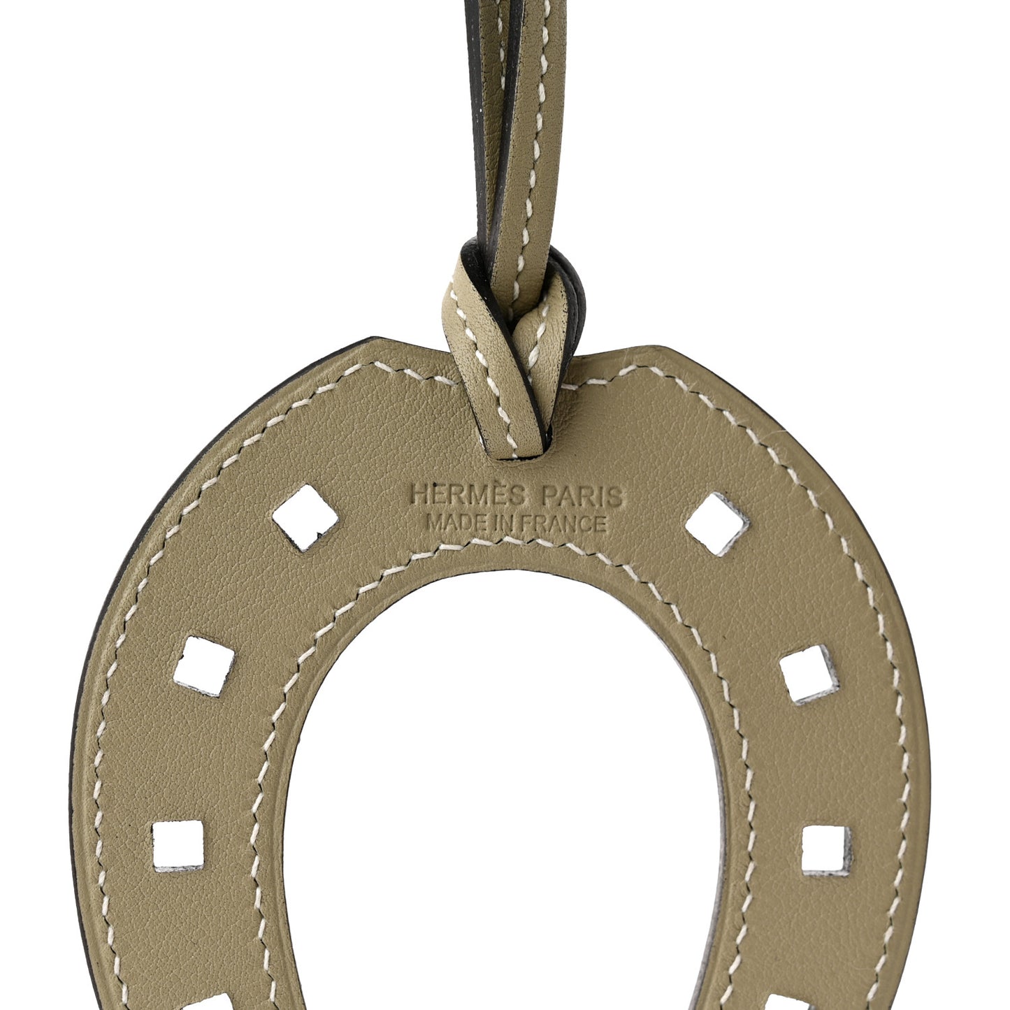 Swift Paddock Horseshoe Bag Charm Sauge
