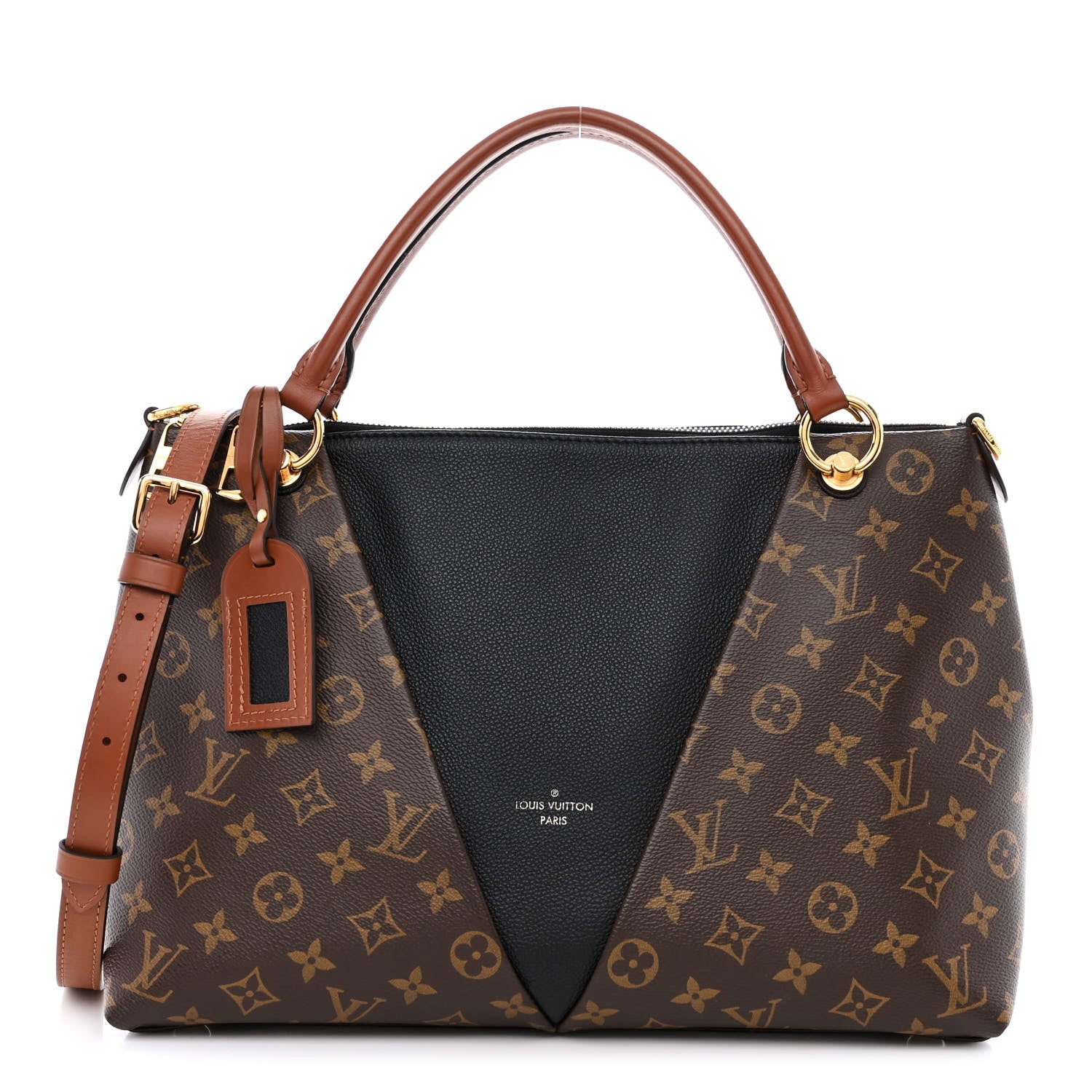 Louis Vuitton Monogram V Tote MM Black 1 of 10