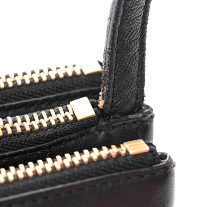 Celine Lambskin Small Trio Crossbody Bag Black 12 of 16
