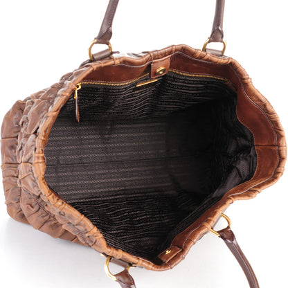 Prada Nappa Gaufre Antik Tote Noce 5 of 7
