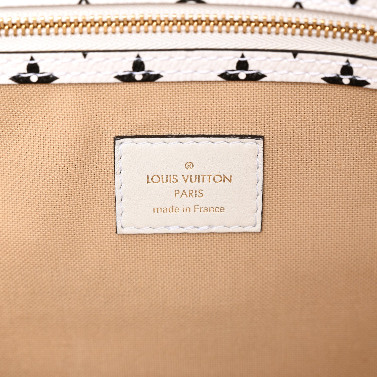 Louis Vuitton Monogram Giant Keepall Bandouliere 50 Kaki Beige 5 of 10