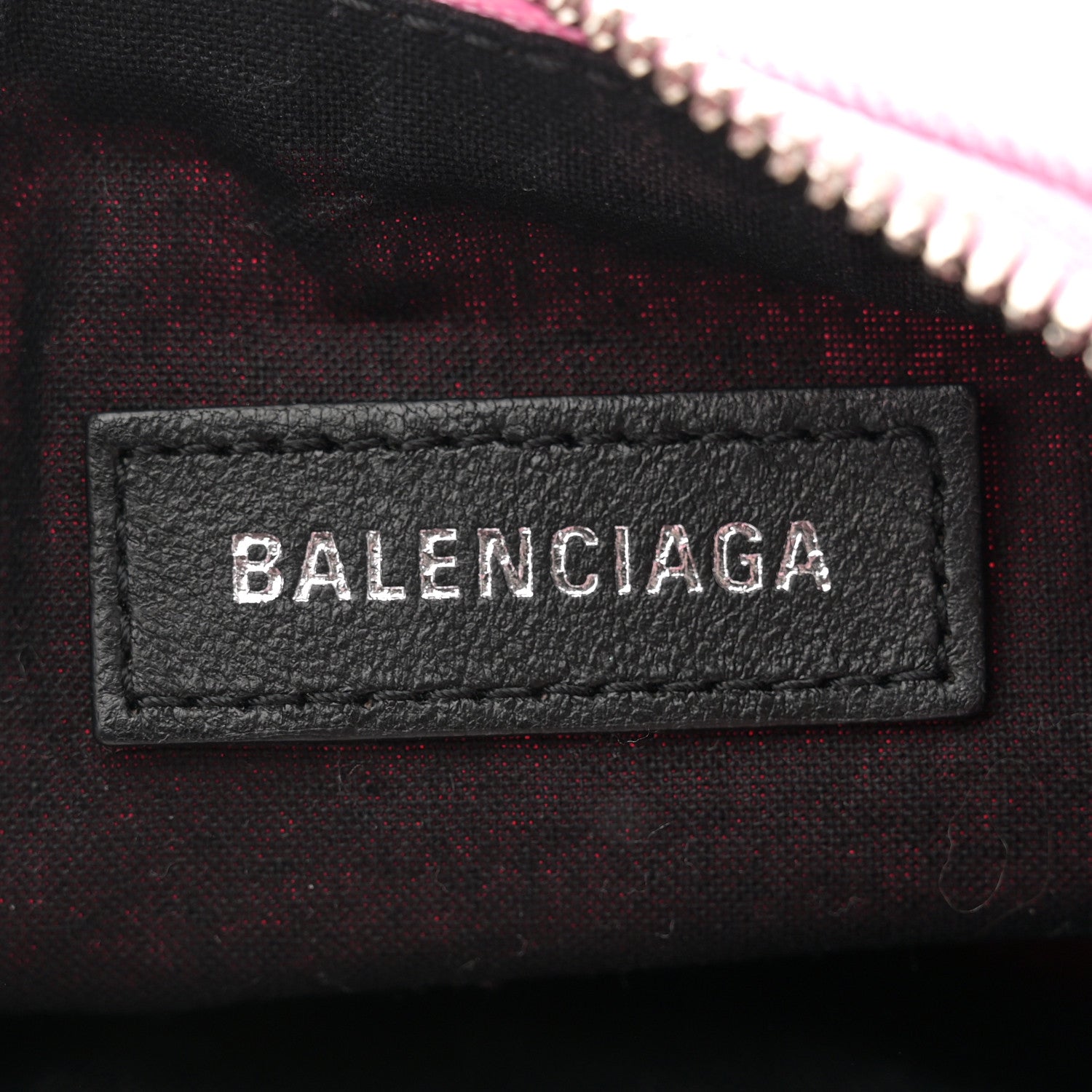 Balenciaga Washed Frayed Denim Crystal Le Cagole Shoulder Bag XS Denim Pink 7 of 12