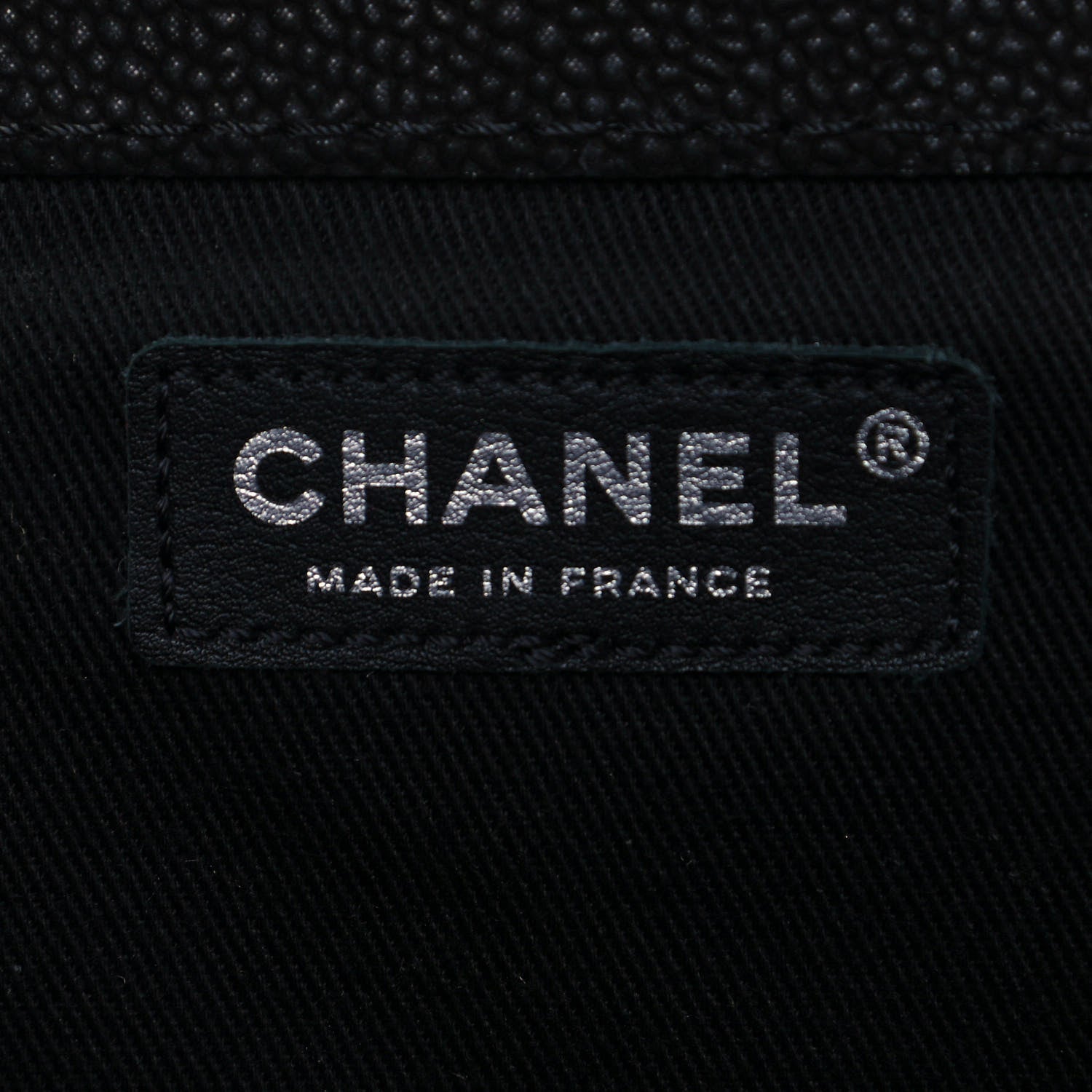 Chanel Iridescent Caviar Quilted Medium Lady Pearly Flap Black 6 of 14
