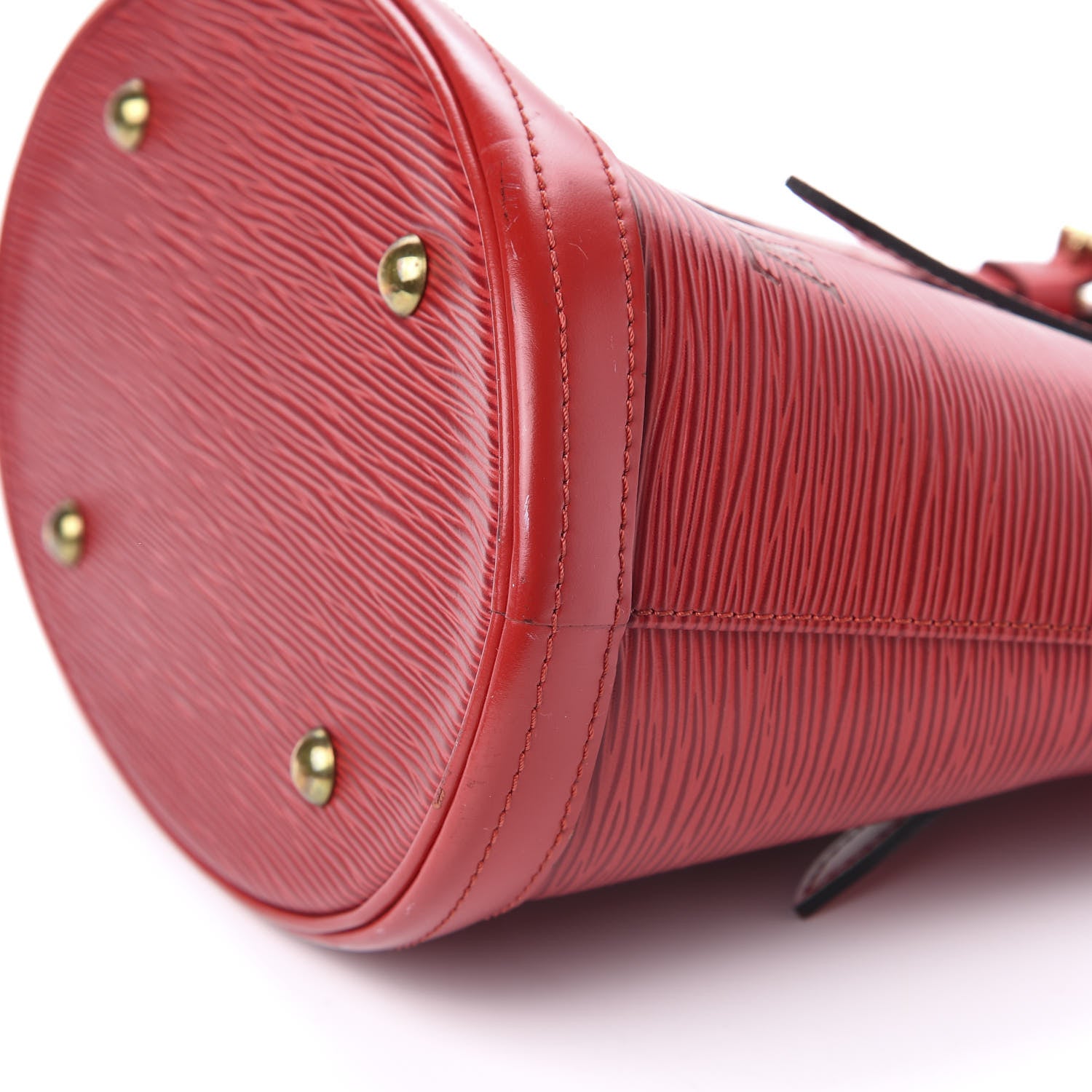 Louis Vuitton Epi Petit Bucket 23 Rouge 9 of 10