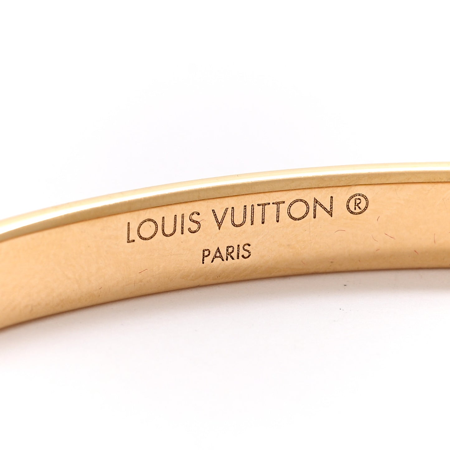 Brass Monogram Nanogram Bracelet S Gold