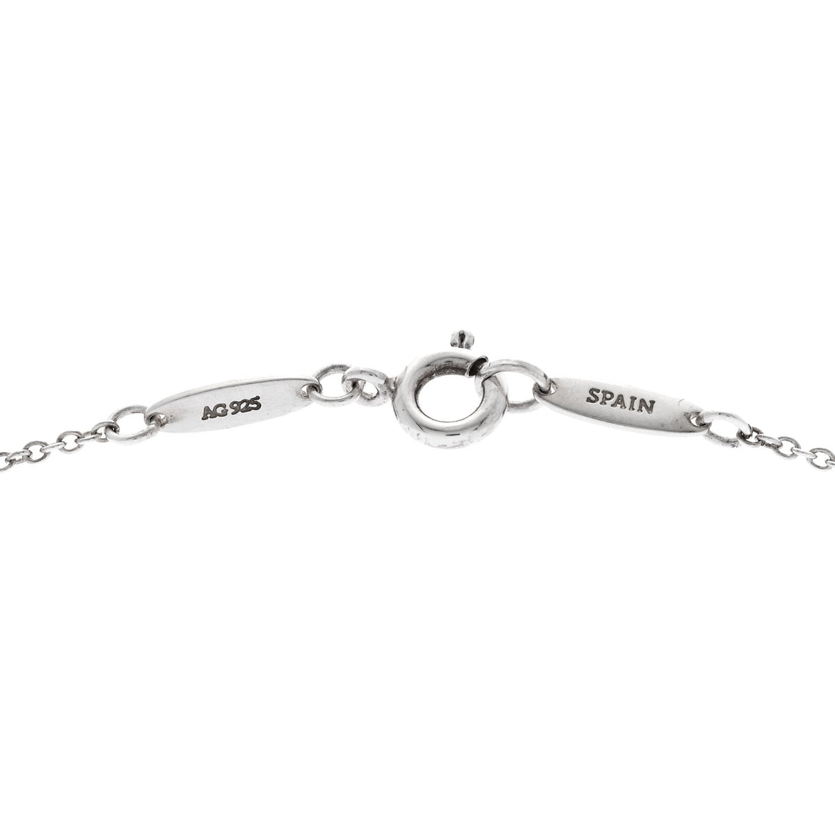 Sterling Silver Elsa Peretti 11mm Open Heart Pendant Necklace