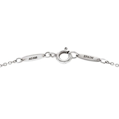 Tiffany Sterling Silver Elsa Peretti 11mm Open Heart Pendant Necklace 5 of 5
