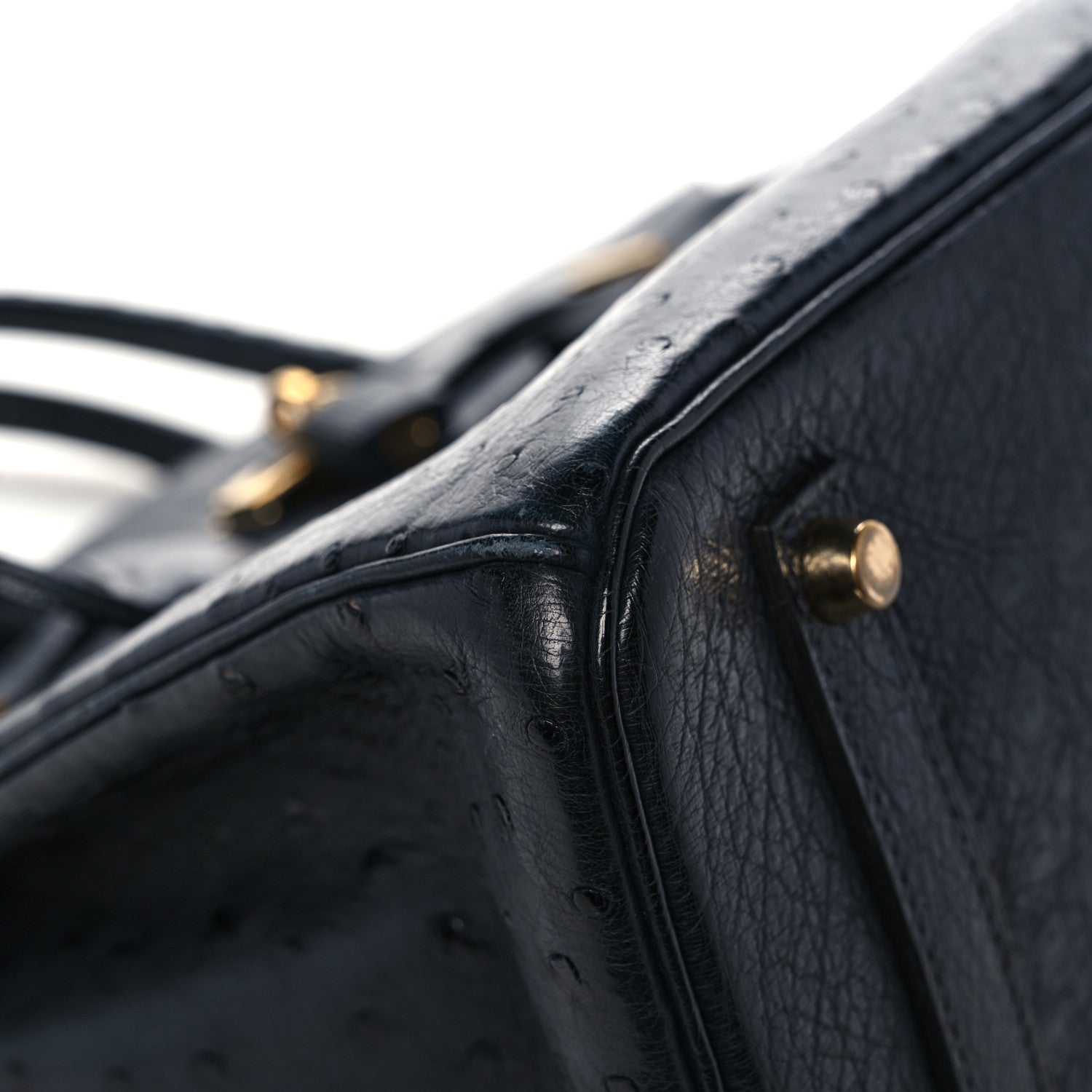 Hermes Ostrich Birkin 35 Bleu Indigo 33 of 44