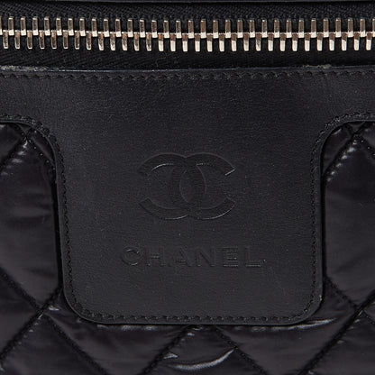 Chanel Nylon Quilted Large Coco Cocoon Tote Black 8 of 10