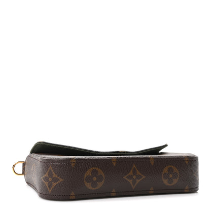 Louis Vuitton Monogram Felicie Strap & Go Kaki 3 of 9