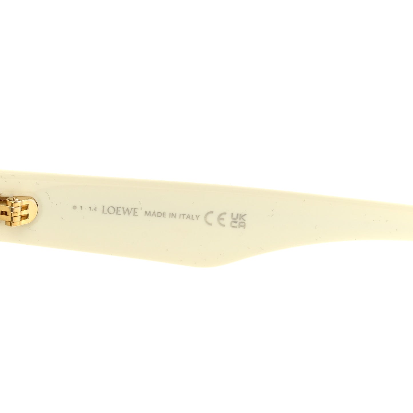 Acetate Anagram Cat Eye Sunglasses LW40127I White
