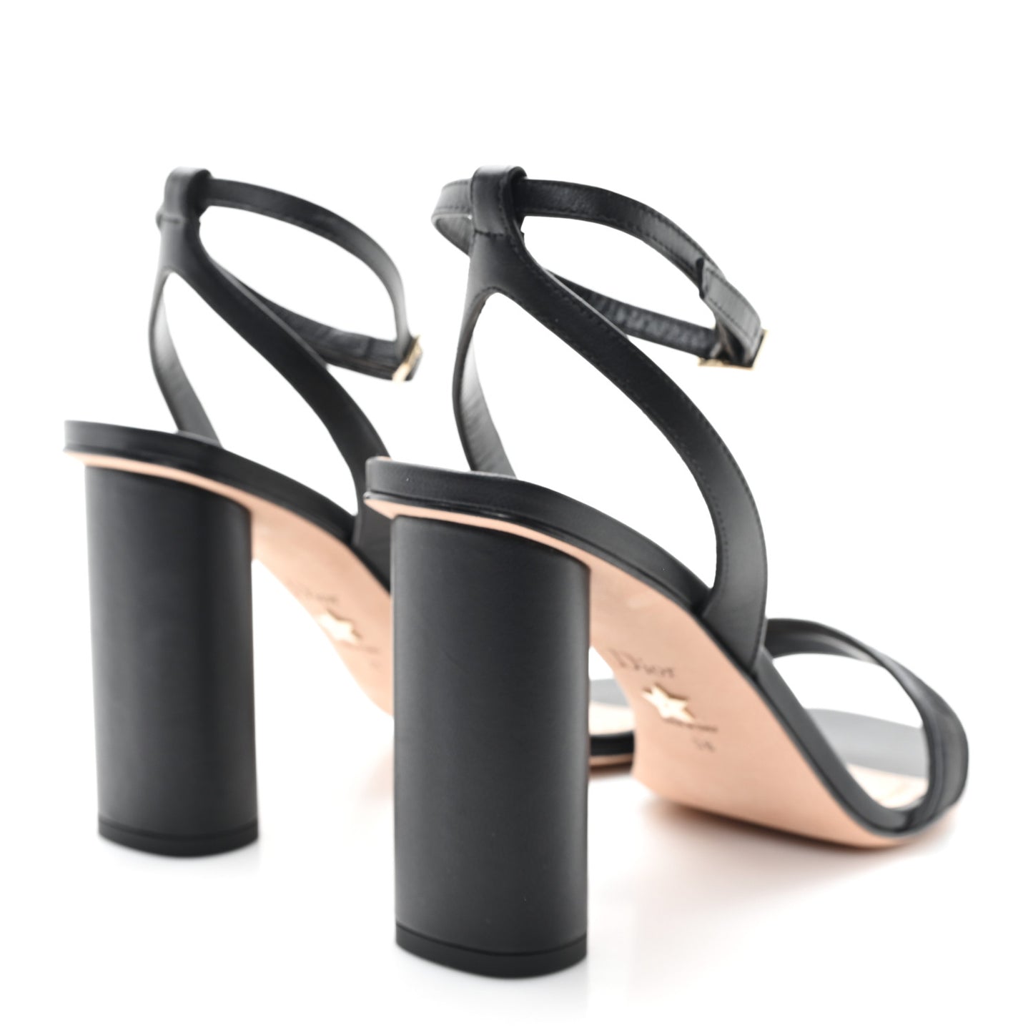 Canvas Embroidered Dway 80mm Sandals 38 Black