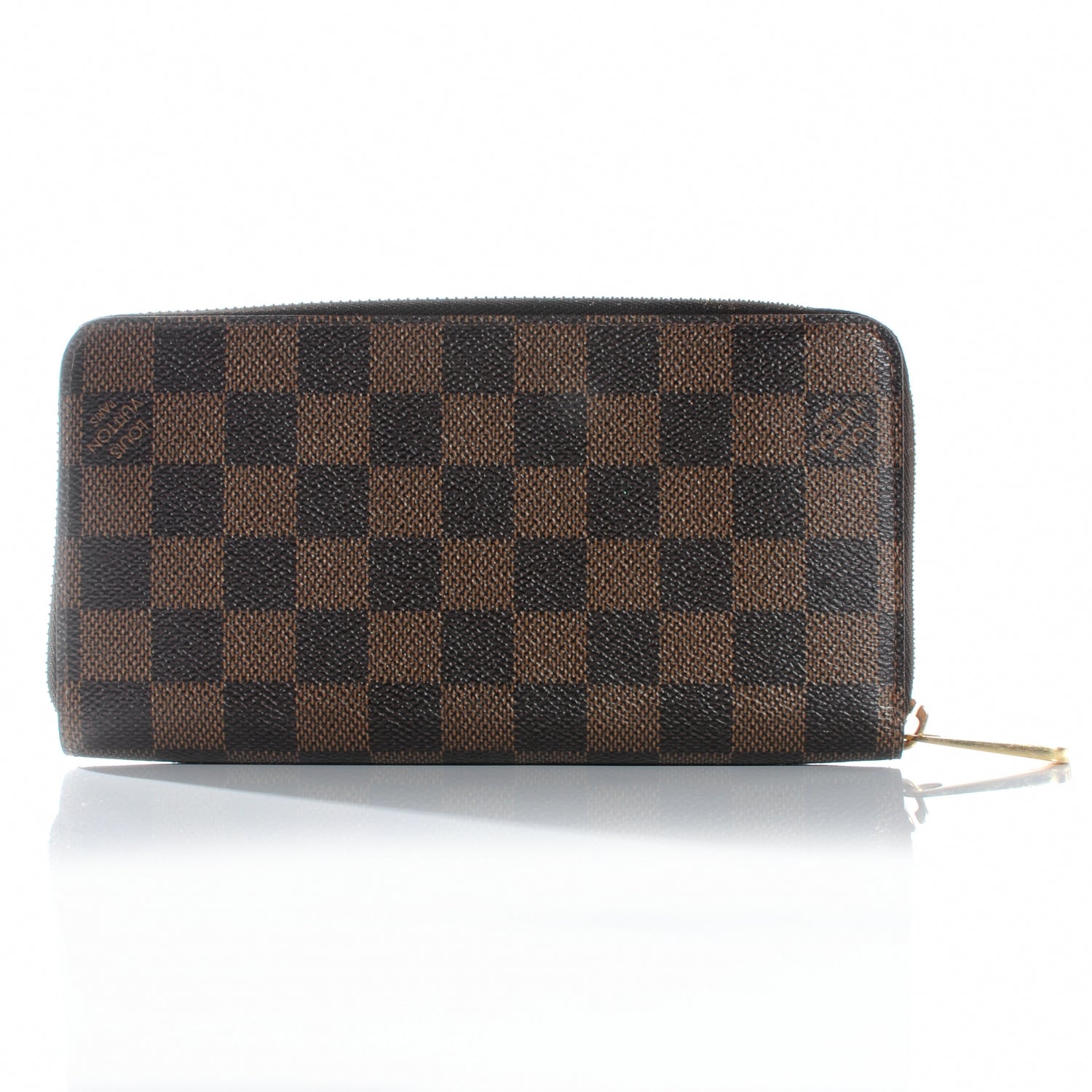 Louis Vuitton Damier Ebene Illustre Zippy Wallet Violet 6 of 9