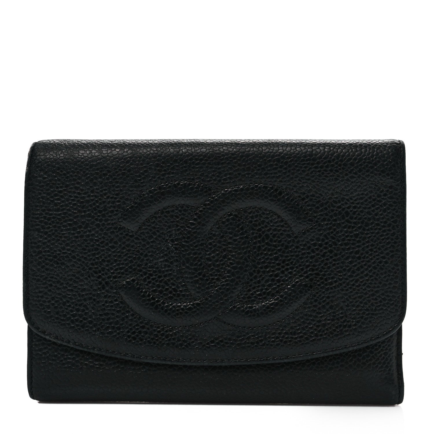 Chanel Caviar Timeless CC Flap Wallet Black 1 of 11