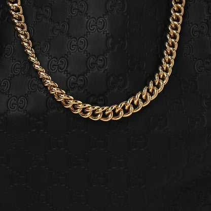 Gucci Guccissima Signature Large Linea A Hobo Black 8 of 10