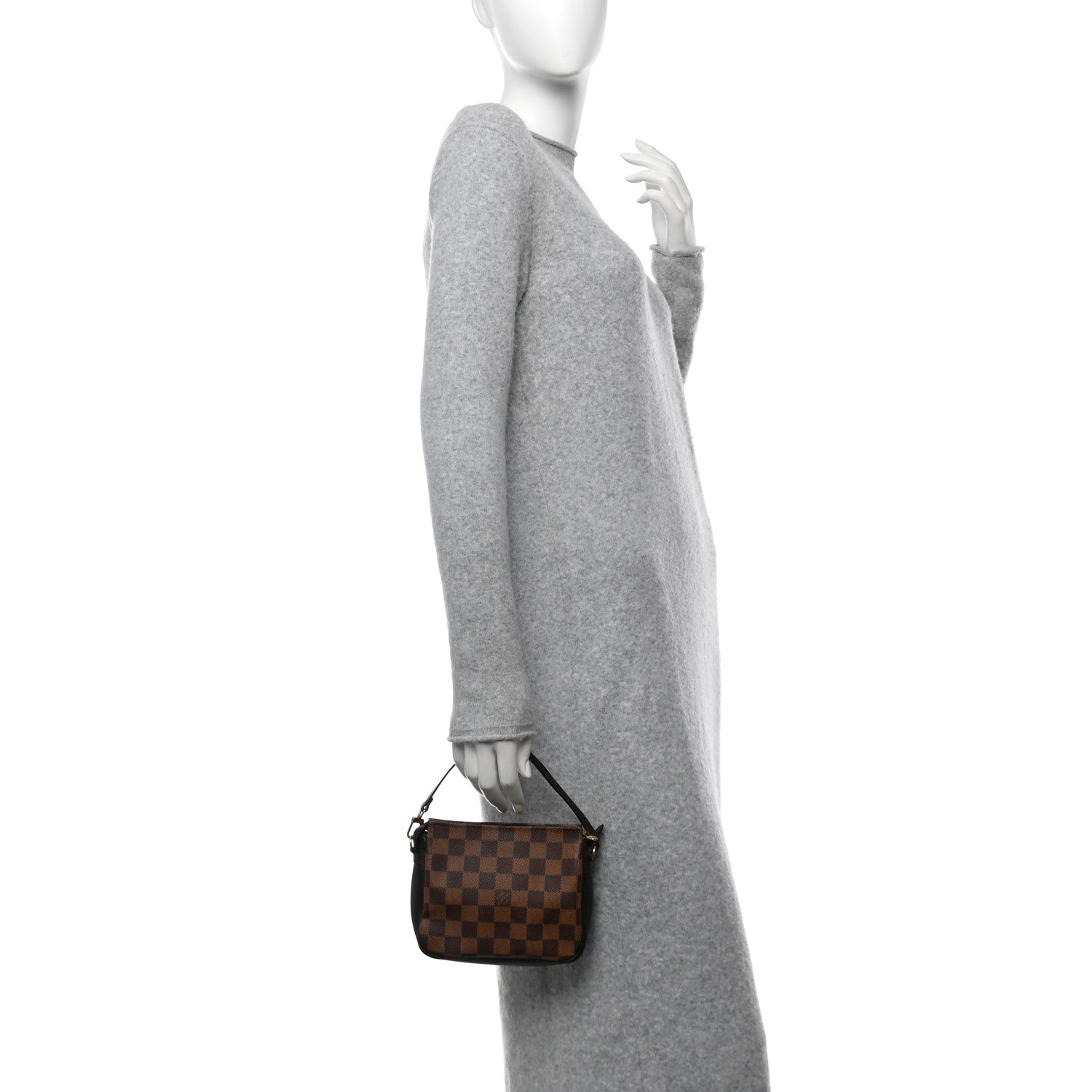Louis Vuitton Damier Ebene Trousse Make Up Bag Pochette 2 of 12