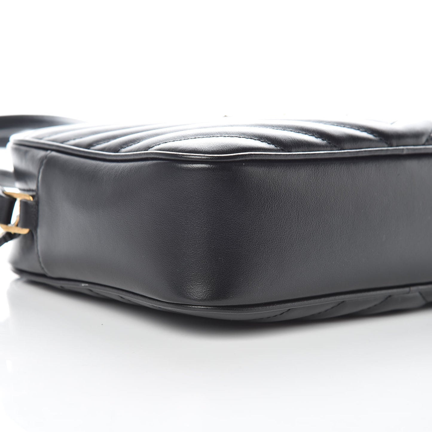 Calfskin Matelasse Monogram Lou Camera Bag Black