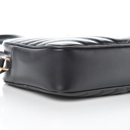 Saint Laurent Calfskin Matelasse Monogram Lou Camera Bag Black 8 of 10
