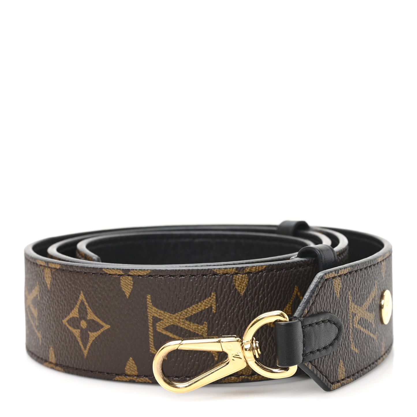 Monogram Adjustable Bandouliere Shoulder Strap Black