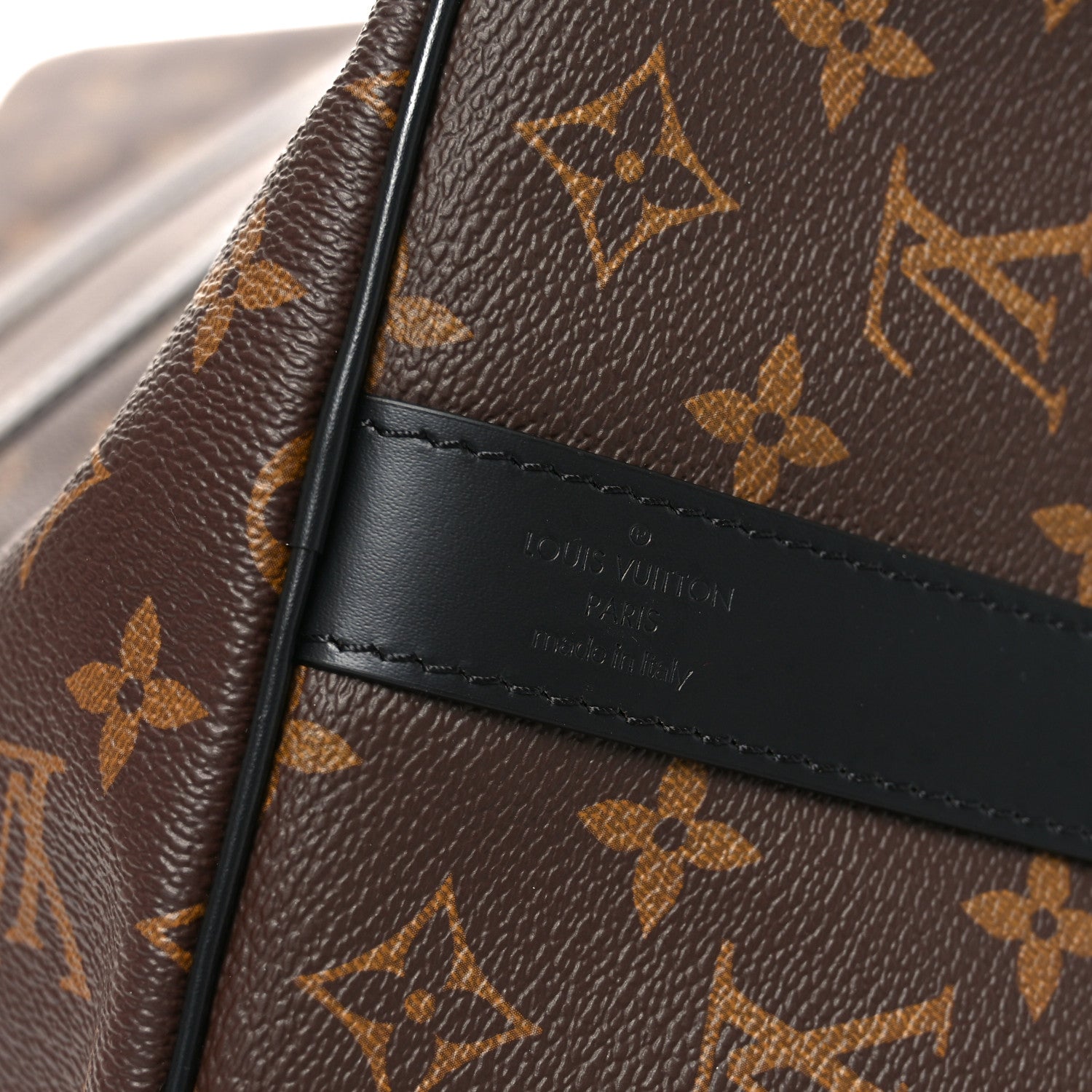 Louis Vuitton Monogram Macassar Keepall Bandouliere 45 5 of 8