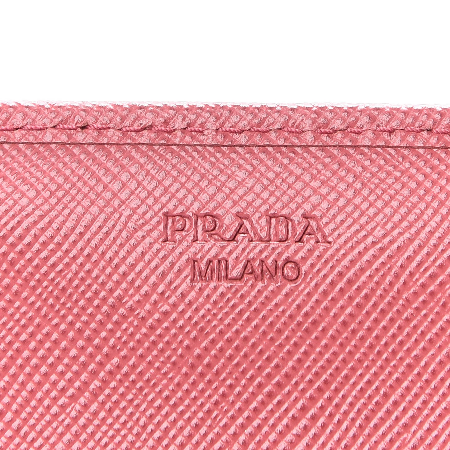 Saffiano Metal Continental Flap Wallet Peonia