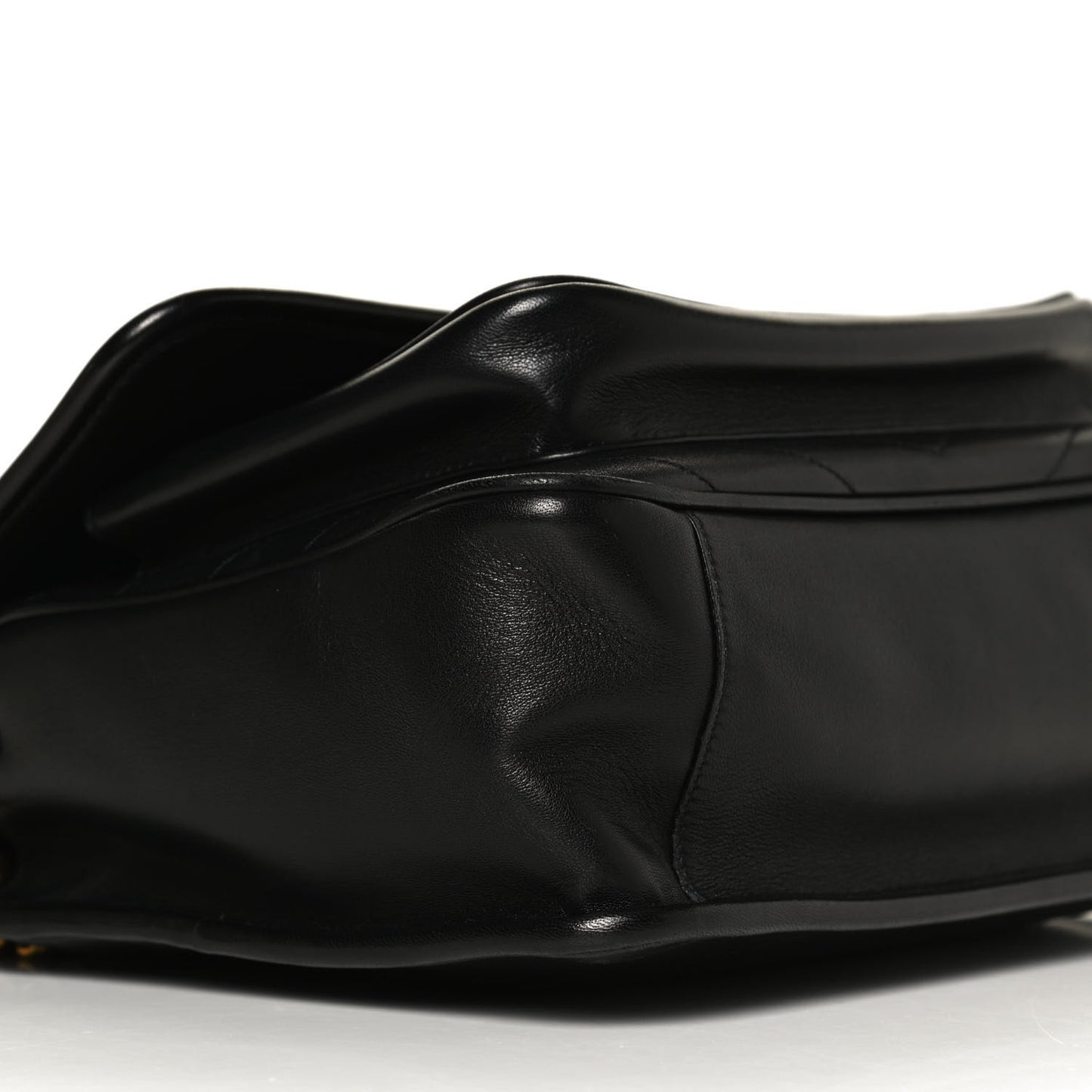 Lambskin Matelasse Monogram Medium Niki Chain Satchel Black