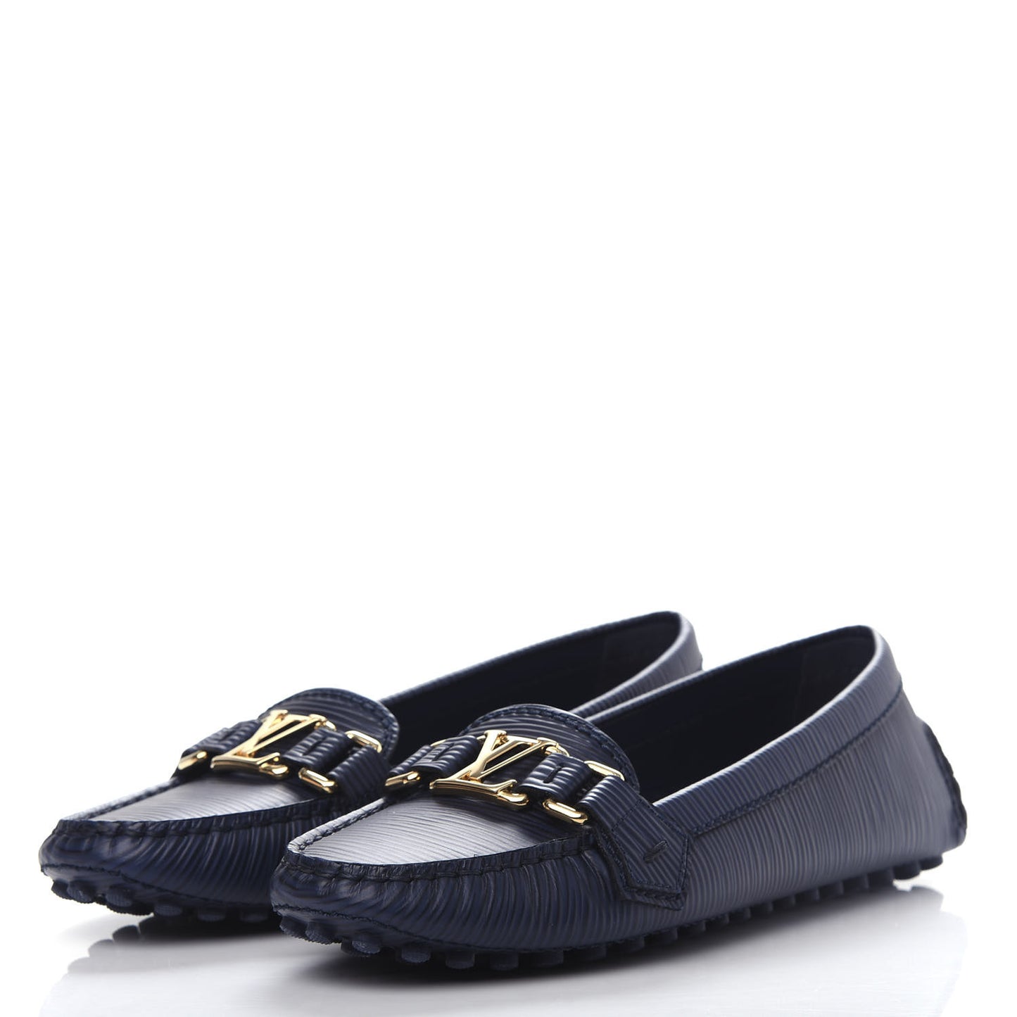 Epi Womens Oxford Loafers 36 Blue