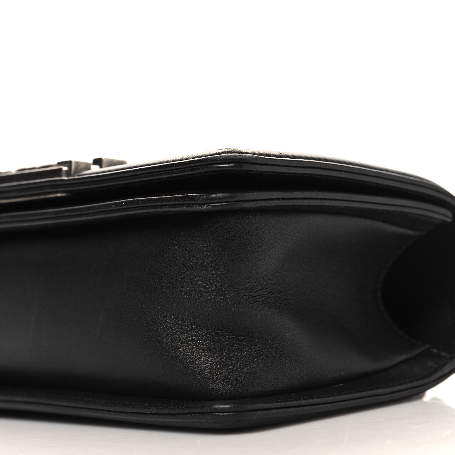 Chanel Calfskin Chevron Quilted Small Boy Flap Black 10 of 12