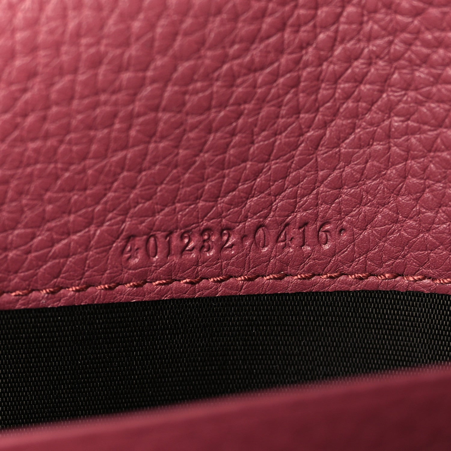 Gucci Cellarius Calfskin GG Marmont Chain Wallet Dry Rose 7 of 9