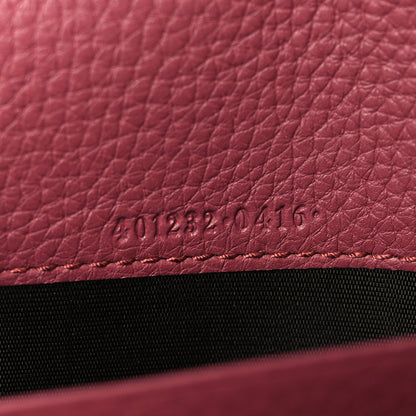 Gucci Cellarius Calfskin GG Marmont Chain Wallet Dry Rose 7 of 9