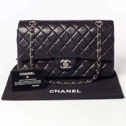 Chanel Lambskin Medium Double Flap Black 11 of 11