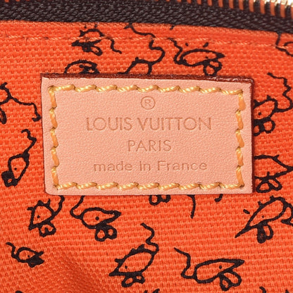 Louis Vuitton Catogram Elizabeth Pouch Orange Marron 6 of 8