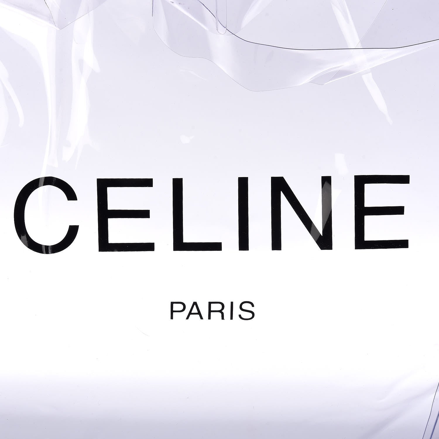 Celine Plastic Bag with Cloudy Lambskin Solo Zip Pouch Clutch Celadon 7 of 8
