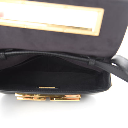 Fendi Vitello Dolce Mini 3Baguette Shoulder Bag Black 5 of 10