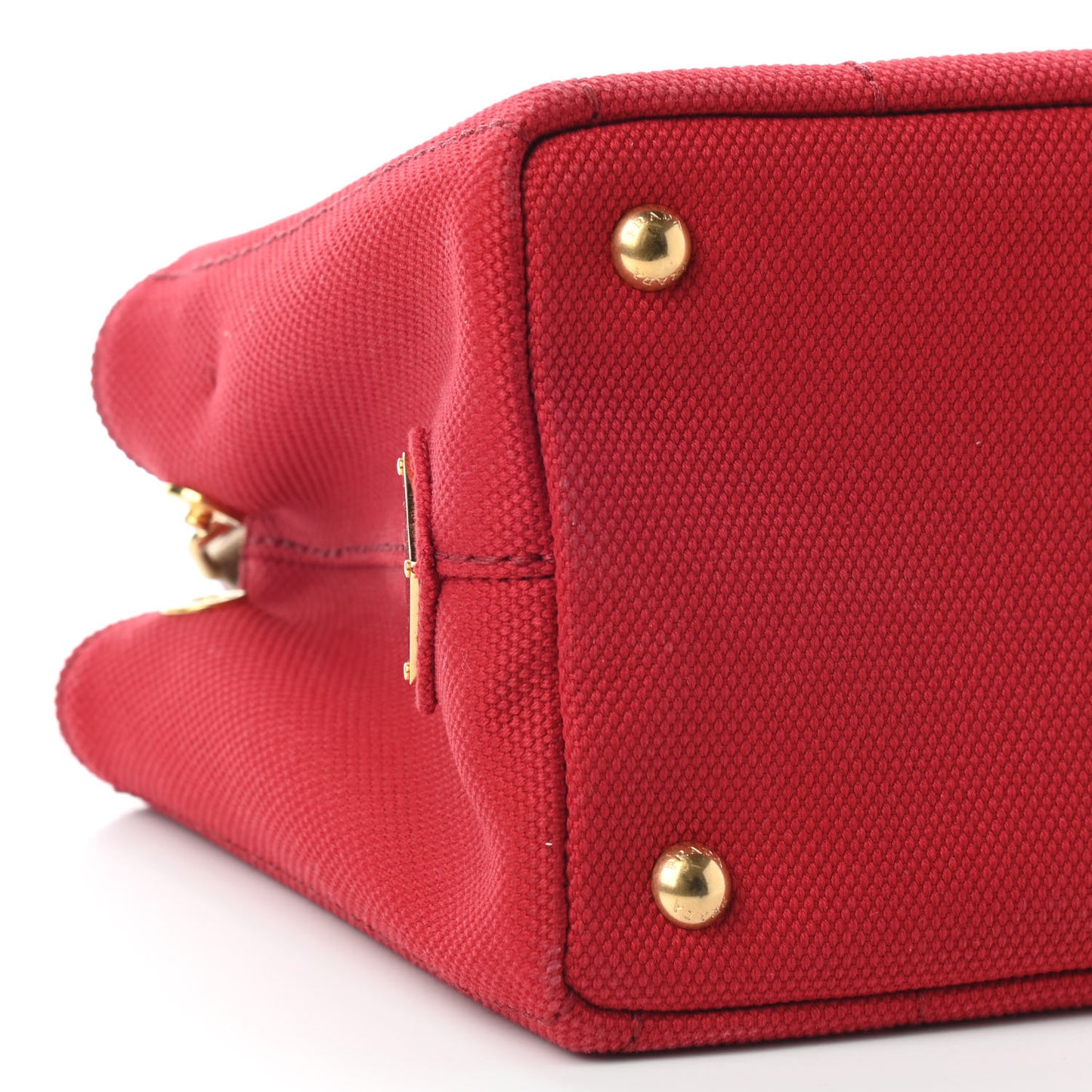Canapa Small Logo Tote Rosso Talco