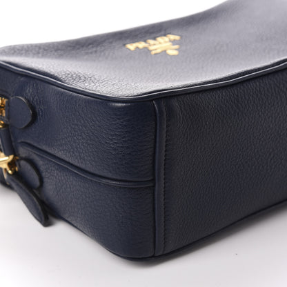 Prada Vitello Phenix Camera Bag Baltico 6 of 11