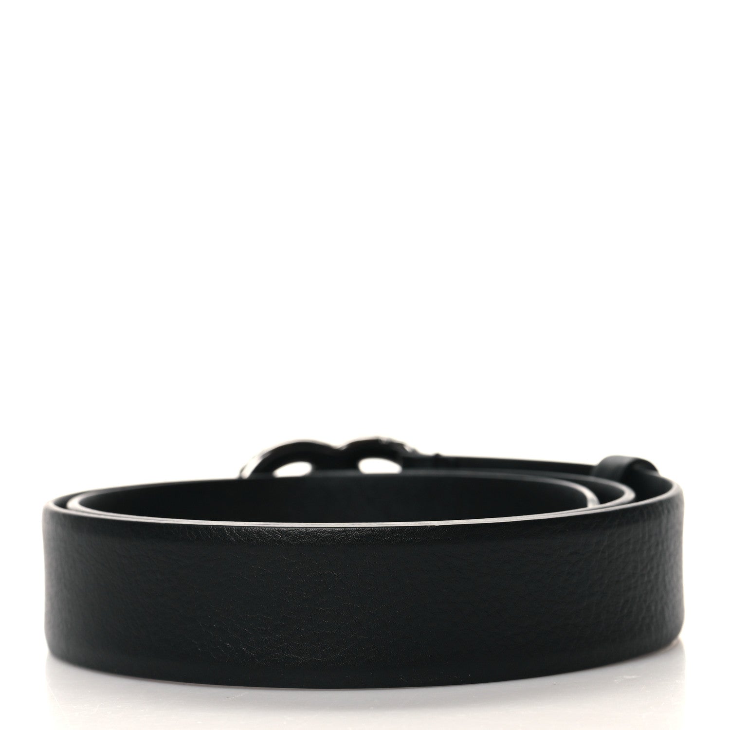 Chanel Calfskin Pearl Crystal CC Belt 75 30 Black 2 of 7