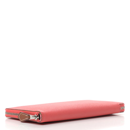 Hermes Epsom Silk'in Wallet Rose Jaipur 4 of 6