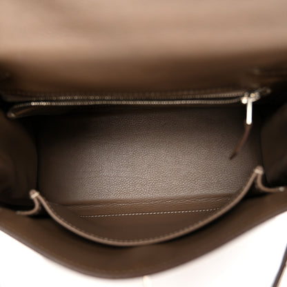 Hermes Swift Kelly Retourne 25 Etoupe 5 of 14