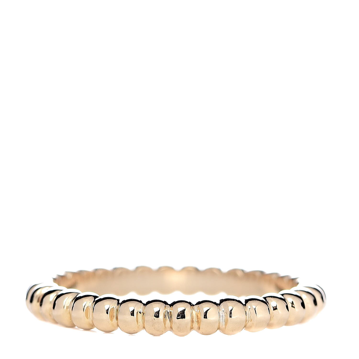 Van Cleef & Arpels 18K Yellow Gold Small Perlee Ring 46 3.75 3 of 5