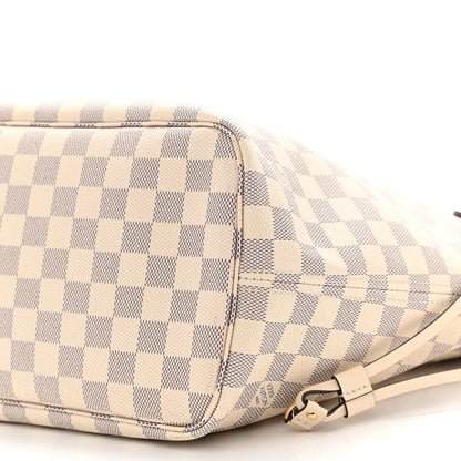 Louis Vuitton Damier Azur Braided Neverfull MM Pink 11 of 11