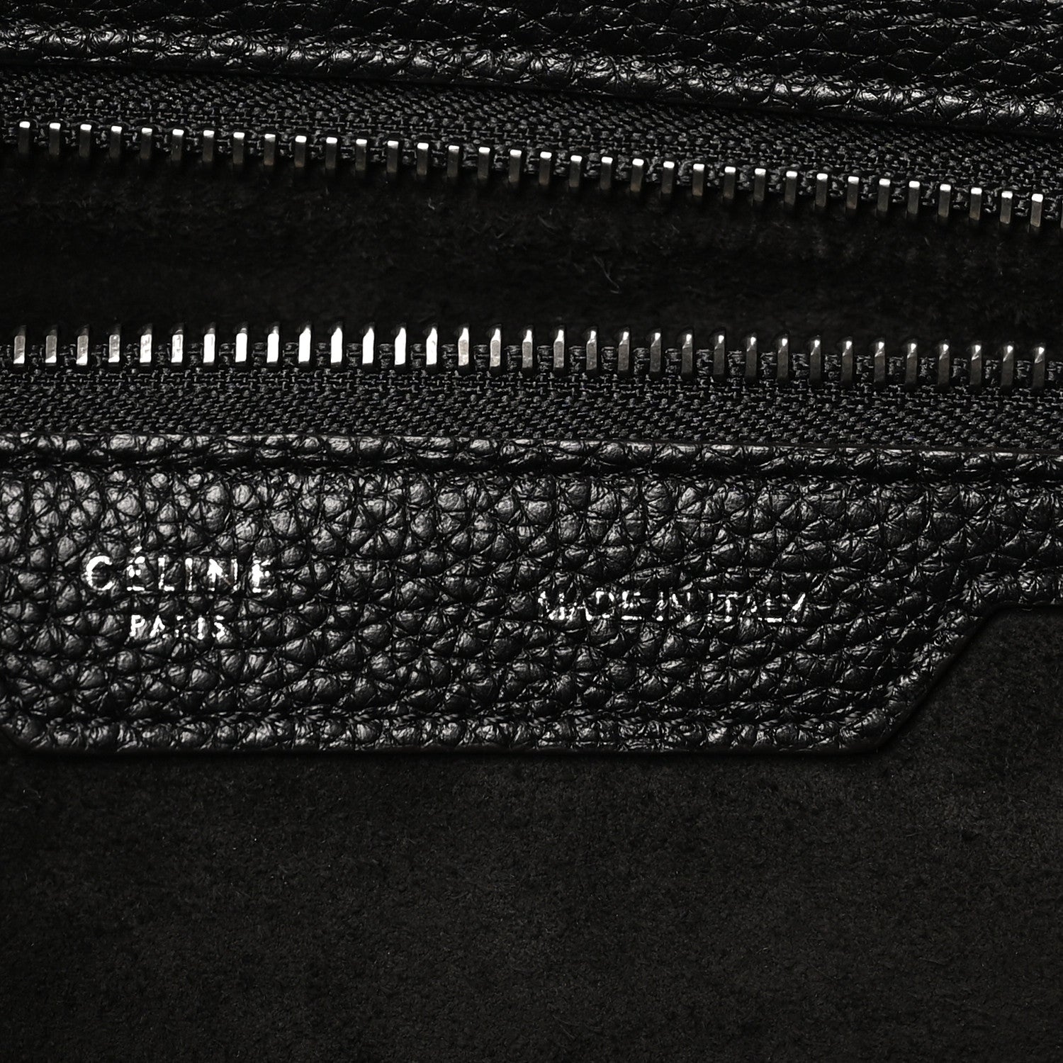 Celine Smooth Calfskin Mini Luggage Black 6 of 9