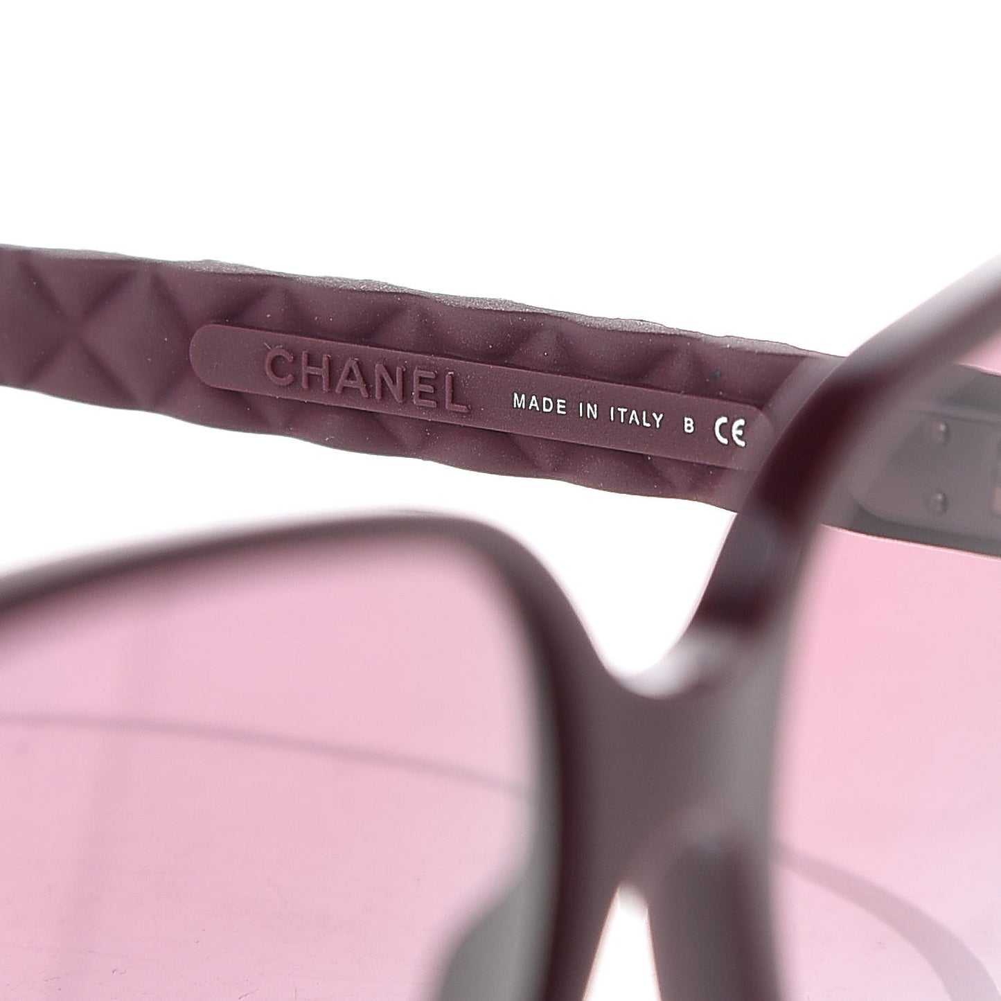 Lambskin Square Chain Sunglasses 5289-Q Red